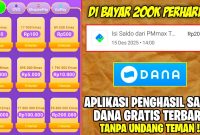 Aplikasi penghasil saldo DANA merupakan solusi cerdas bagi siapa saja yang ingin menambah penghasilan di era digital.